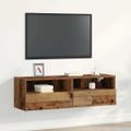 vidaXL TV nástenná skriňa 100 x 30 x 30 cm Staré drevo