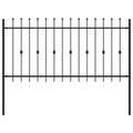 vidaXL Hrotová brána ASTEN 200 x 150 cm Čierna