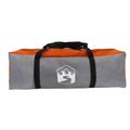 vidaXL Okamžitý stan 524 x 232 x 192 cm Šedá a oranžová