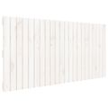vidaXL Nástenné čelo postele biele 140x3x60 cm masívna borovica