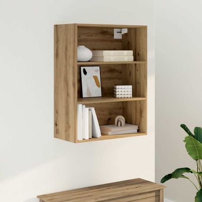 vidaXL závesná nástenná skriňa Artisan Dub 69,5x32,5x90 cm