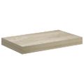 vidaXL Plávajúce nástenné police 4 ks, dubové 40x23,5x3,8 cm, MDF