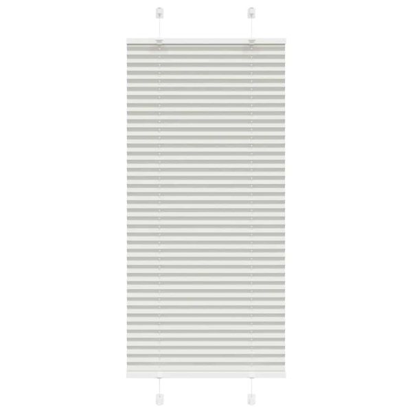 vidaXL plisovaná roleta svetlosivá 65x100 cm šírka látky 64,4 cm