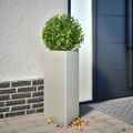 vidaXL Záhradný kvetináč trojuholník 40x34,5x75 cm nehrdzavejúca oceľ