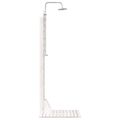 vidaXL Externá sprcha 223 cm Biela