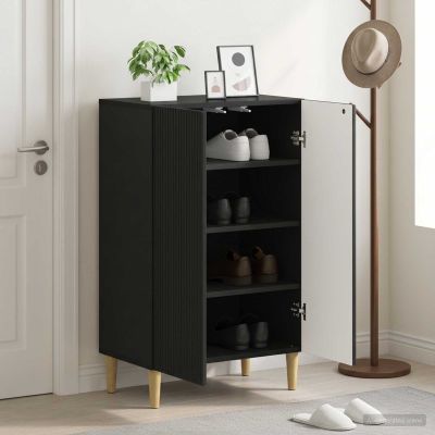 vidaXL Skriňa na topánky ARNHEM 59,5 x 39,5 x 90 cm Kompozitné drevo