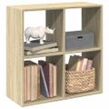 vidaXL Rozdeľovacia knižnica dub sonoma 69,5x29x69,5 cm kompoz. drevo