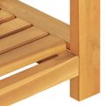 vidaXL Lavička 120 cm teakový masív