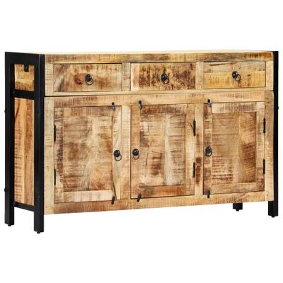 vidaXL Komoda 120x35x76 cm masívne mangovníkové drevo
