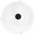vidaXL Industriálna závesná lampa 25 W biela 30 cm okrúhla E27