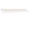 vidaXL Ručne zaťahovacia markíza s LED 600x350 cm krémová