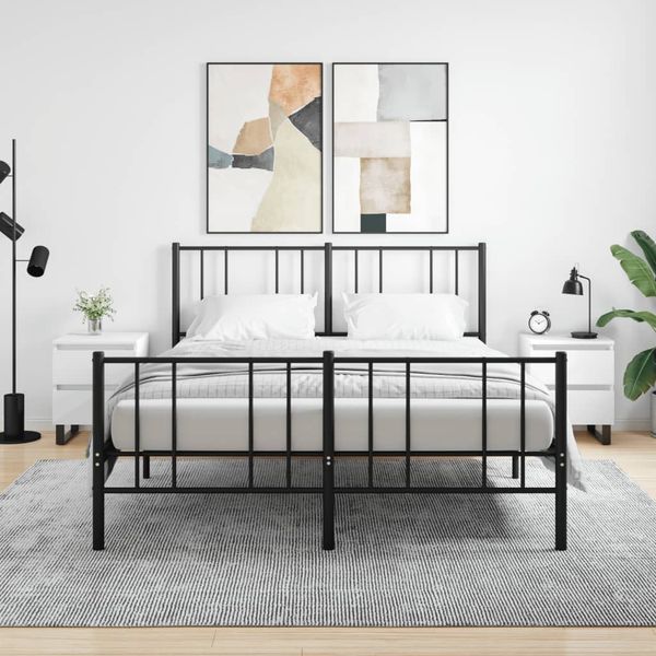 vidaXL Nočné stolíky 2 ks biele 40x35x50 cm kompozitné drevo