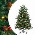 vidaXL Umelý vianočný stromček Zelená 150 cm PVC, kov a plast