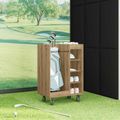 vidaXL Golfová skriňa s kolesom Remeselný dub 65 x 45 x 98 cm