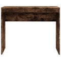 vidaXL Stôl dymový dub 90x40x72 cm spracované drevo
