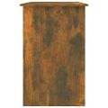 vidaXL Stôl dymový dub 100x50x76 cm spracované drevo