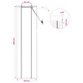 vidaXL Roleta Hnedá 50 x 220 cm Bambus