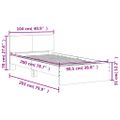 vidaXL Rám postele s čelom biely 100x200 cm kompozitné drevo