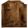 vidaXL Nástenné skrinky 2 ks dymový dub 99x18x16,5 cm kompozitné drevo
