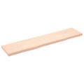vidaXL Kúpeľňová doska 180x40x(2-6) cm, neošetrený masív