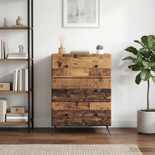 vidaXL Zásuvkový kabinet 66 x 34,5 x 90 cm Kompozitné drevo