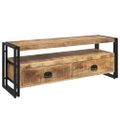 vidaXL TV skrinka 120x35x45 cm masívne mangovníkové drevo