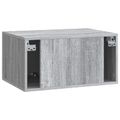 vidaXL Nástenná TV skrinka 59,5 x 41 x 30 cm Sivá sonoma