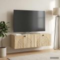 vidaXL Nástenná TV skrinka Dub sonoma 98 x 31 x 30 cm Kompozitné drevo