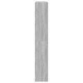 vidaXL Botník sivý dub sonoma 80x21x125,5 cm spracované drevo