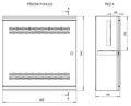 Solarix - rozvaděč LC-18 LITE s lištami 3U,4U 540x540x180mm šedý RAL7035