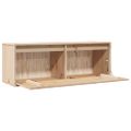 vidaXL Nástenná skriňa 100x30x35 cm masívna borovica