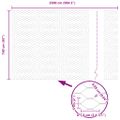 vidaXL Hexagonálny plot 1,6 x 25 m PVC Zelená