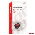 Prepnúť kolískový s červeným podsvietením 6A 250V AMiO-04439