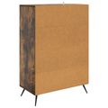 vidaXL Servírovacia skriňa Dymový dub 66 x 34,5 x 95 cm