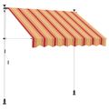 vidaXL Ručná skladacia markíza Viacfarebný 250 x 115 x 300 cm