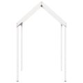 vidaXL Strecha na detskú posteľ biela 217x95,5x159 cm borovicový masív
