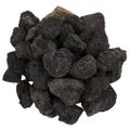 vidaXL Sopečné kamene 25 kg čierne 3-5 cm