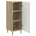 vidaXL Servírovacia skriňa Dub sonoma 33 x 34,5 x 90 cm