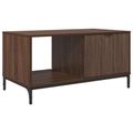 vidaXL Konferenčný stolík Hnedý dub 90 x 49 x 46 cm Kompozitné drevo
