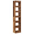vidaXL Skriňa na knihy/Izbový prepážka Old Wood 40x30x198 cm