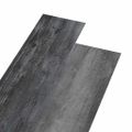 vidaXL Nesamolepiace podlahové dosky, PVC 4,46 m² 3 mm, lesklé sivé