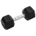 vidaXL Jednoručné činky 2 ks 8 kg celkové liatina