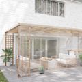 vidaXL Priehľadná plachta s okami 5x8 m PVC