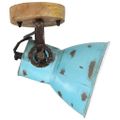 vidaXL Nástenná lampa 25 W šmuhovaná modrá 11,5x11,5x25 cm E27