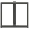 vidaXL Nohy k jedálenskému stolu v tvare T, 2 ks, antracitové, 70x35x(72-73) cm, oceľ