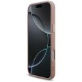 Guess Fixed Glitter Big 4G Metal Frame puzdro na iPhone 17 Pro Max ružová