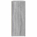 vidaXL Komoda sivá sonoma 91x29,5x75 cm spracované drevo
