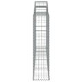 vidaXL Oblúkové gabionové koše 20 ks 300x30x120/140 cm pozink. železo