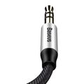 Baseus Yiven Audio kábel 3,5 samec Audio M30 1,5 m strieborný + čierny