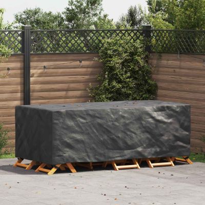 vidaXL Obal na nábytok Jednofarebný Čierna 229 x 113 x 73 cm 600D